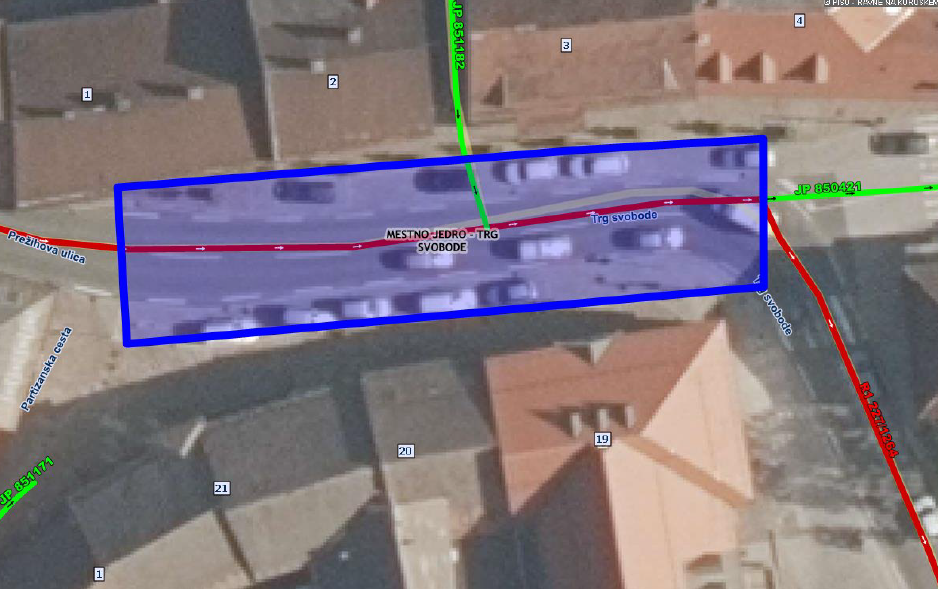 Predlog parkiranja mestno jedro